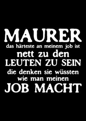 Maurer Handwerker Baustell