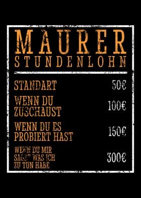 Maurer Handwerker Baustell