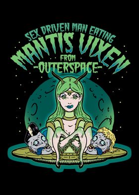 Mantis Vixen from Space