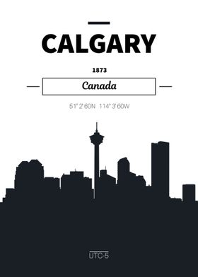 Calgary canada skyline