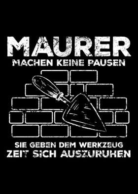 Maurer Handwerker Baustell