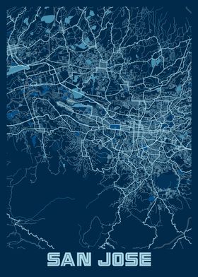 San Jose Peace City Map