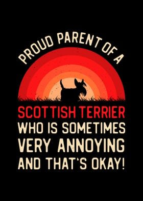 Funny Scottish Terrier