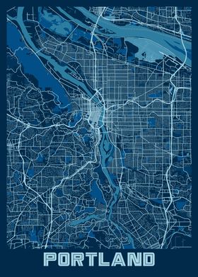 Portland Peace City Map