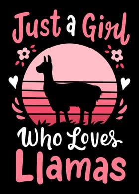 Llamas Llama Lover Retro