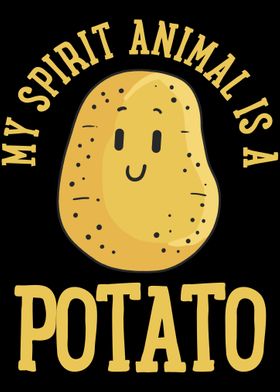 Potato Kawaii Spirit Anima