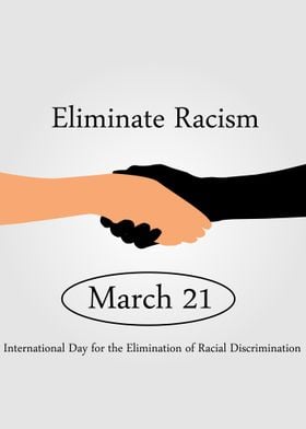 Eliminate racism March 21 