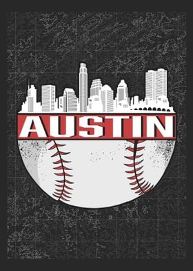 Austin Baseball Skyline