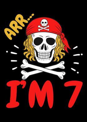 7th Birthday Pirate Seven 