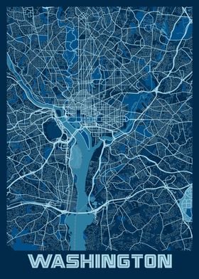 Washington Peace City Map