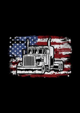 Truck USA Trucker Vintage