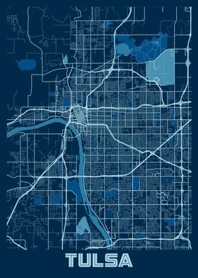 Tulsa Peace City Map