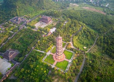 Bai Dinh pagoda tower