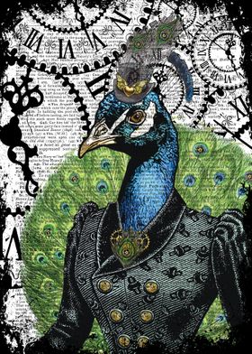 Steampunk Peacock