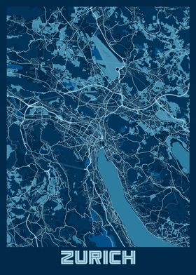 Zurich Peace City Map