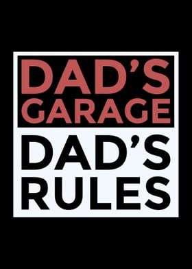 Dads Garage Mancave Sign