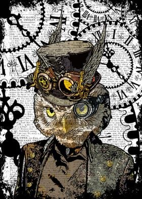 Steampunk Owl