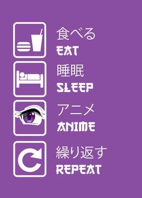 Eat Leep Anime Repeat