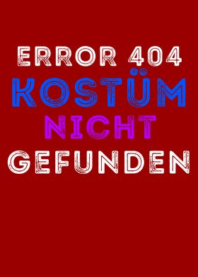 Error 404 Kostm nicht