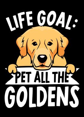 Pet All The Goldens