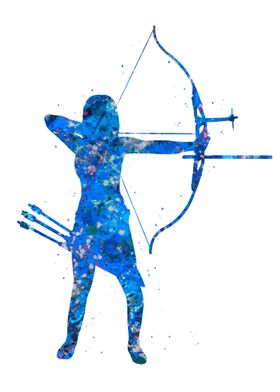 Archer blue art