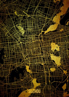 Suzhou gold map