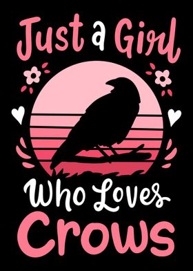 Crow Bird Lover Retro