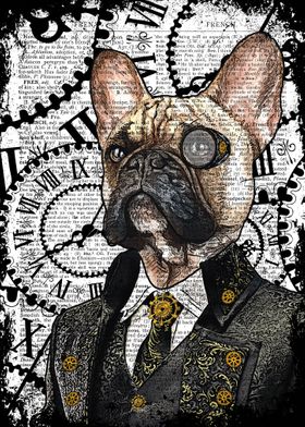 Steampunk French Bulldog