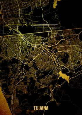 Tijuana gold map