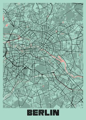 Berlin Peony City Map