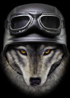 Biker Timber Wolf