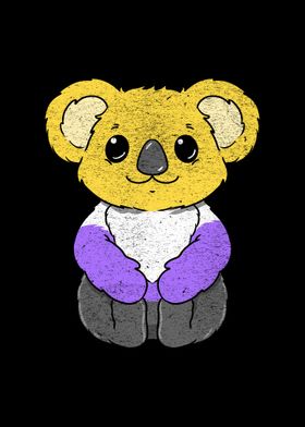 Nonbinary Pride Koala