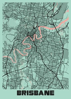 Brisbane Peony City Map