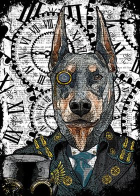 Steampunk Doberman