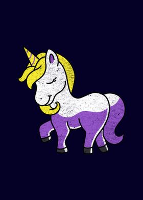 Nonbinary Pride Unicorn