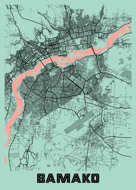 Bamako Peony City Map