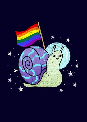 Gay Snail Astronaut LGBT