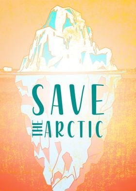 Save the arctic color art