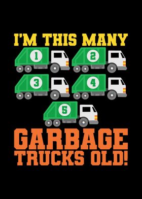 5th Birthday Garbage Truck