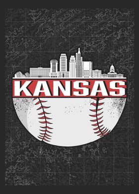 Kansas Baseball Skyline