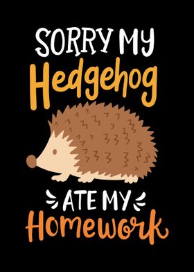 Hedgehog Homework School