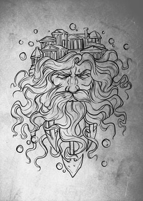 Poseidon god of the sea