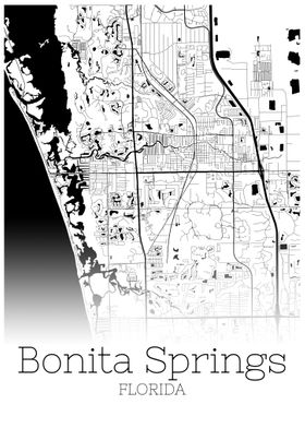 Bonita Springs Florida map