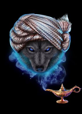 Wizard Black Wolf