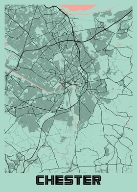 Chester Peony City Map