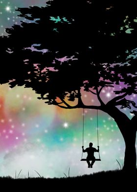 Nebula Swing Silhouette