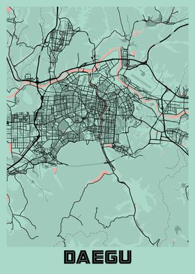 Daegu Peony City Map