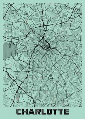 Charlotte Peony City Map