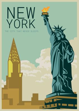 New York Liberty statue