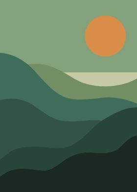 Minimalist landscape 